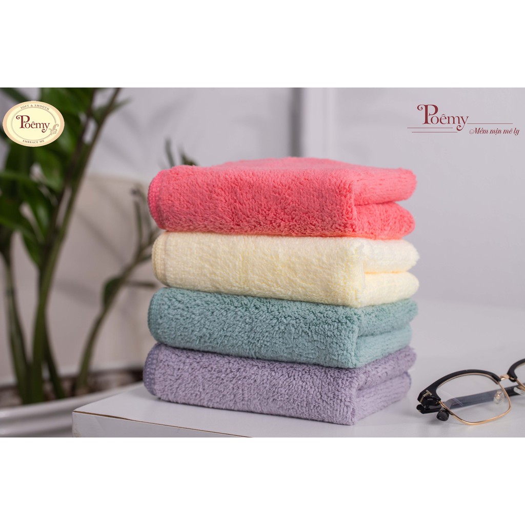 Combo 10 khăn mặt Poêmy kt 29x45cm
