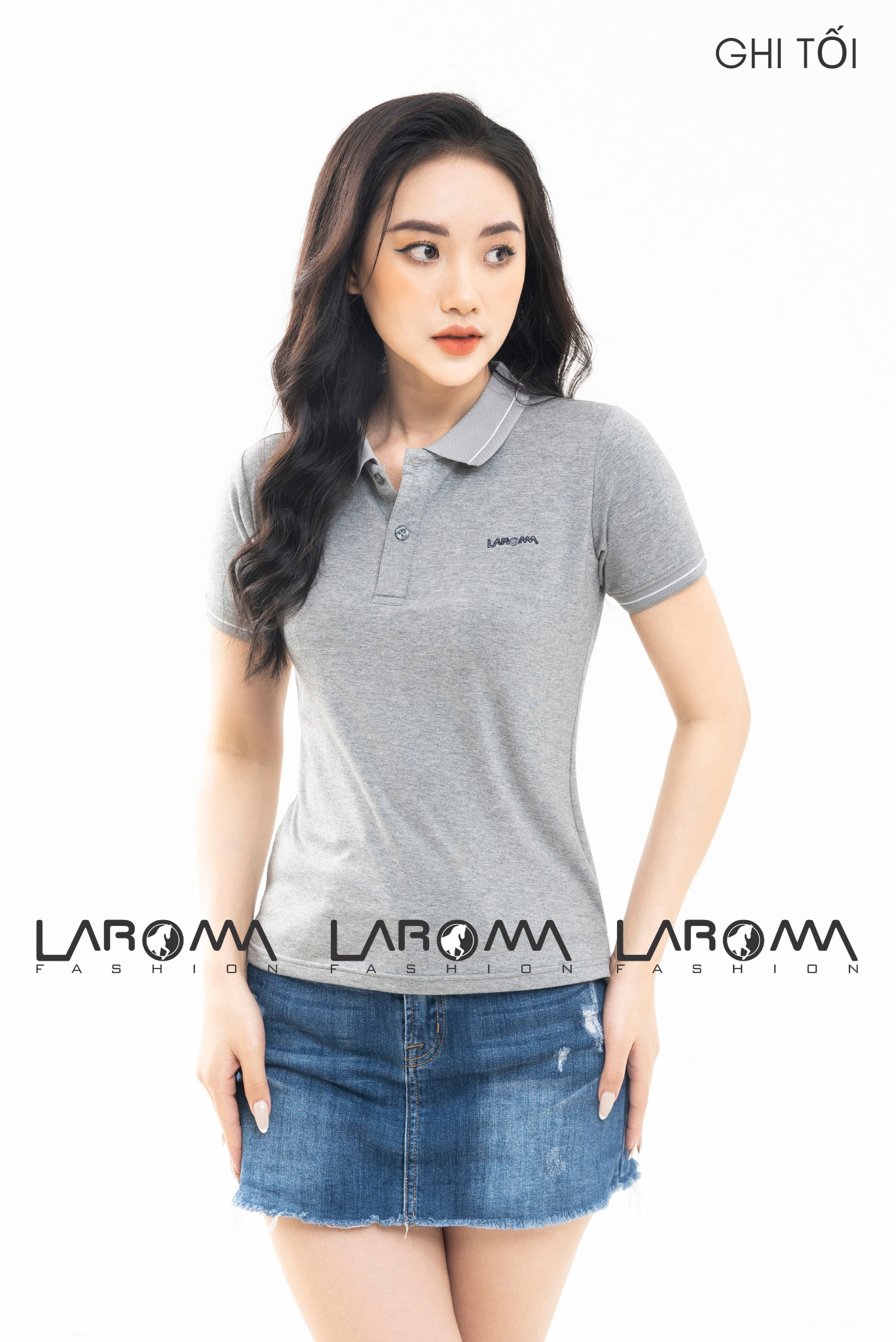 Áo polo cotton nữ Laroma