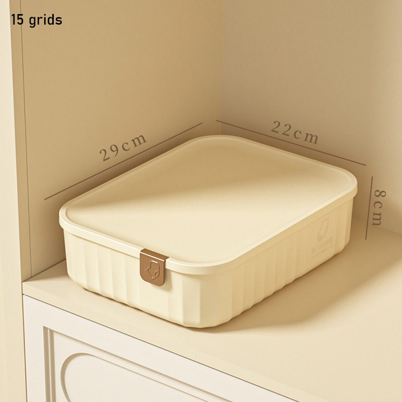 Underwear storage box Multi-functional organizing box Student dormitory storage box Bedroom wardrobe storage box Plastic storage box