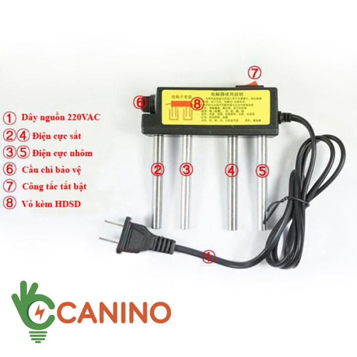 Máy điện phân nước - máy thử nước