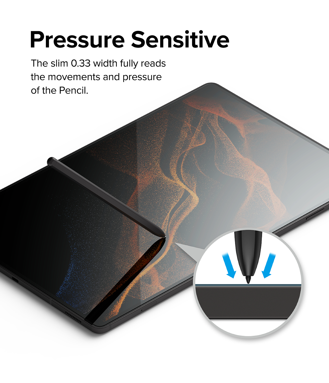 Ringke Tempered Glass Screen Protector Compatible with Samsung Galaxy Tab S8 Ultra Full Coverage Protective Glass Film