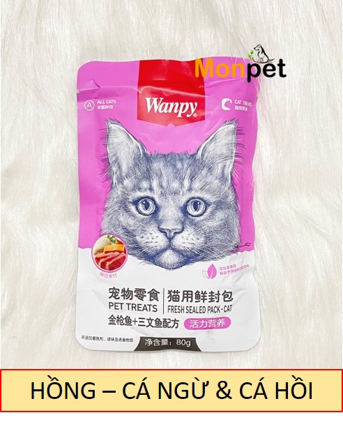 Pate Wanpy Cho Mèo Thức ăn cho mèo 80g