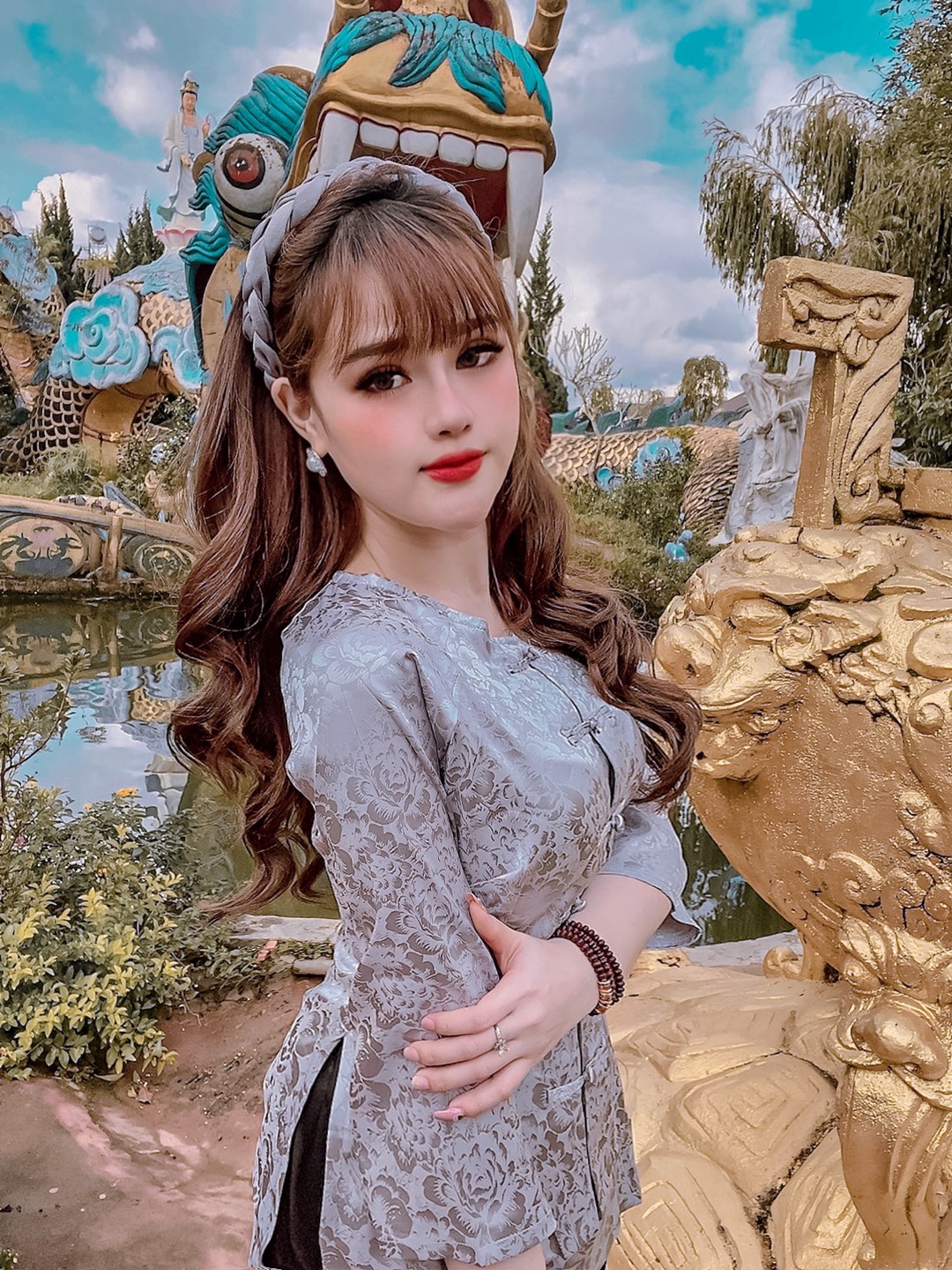 SET BÀ BA GẤM SANG TRỌNG D12