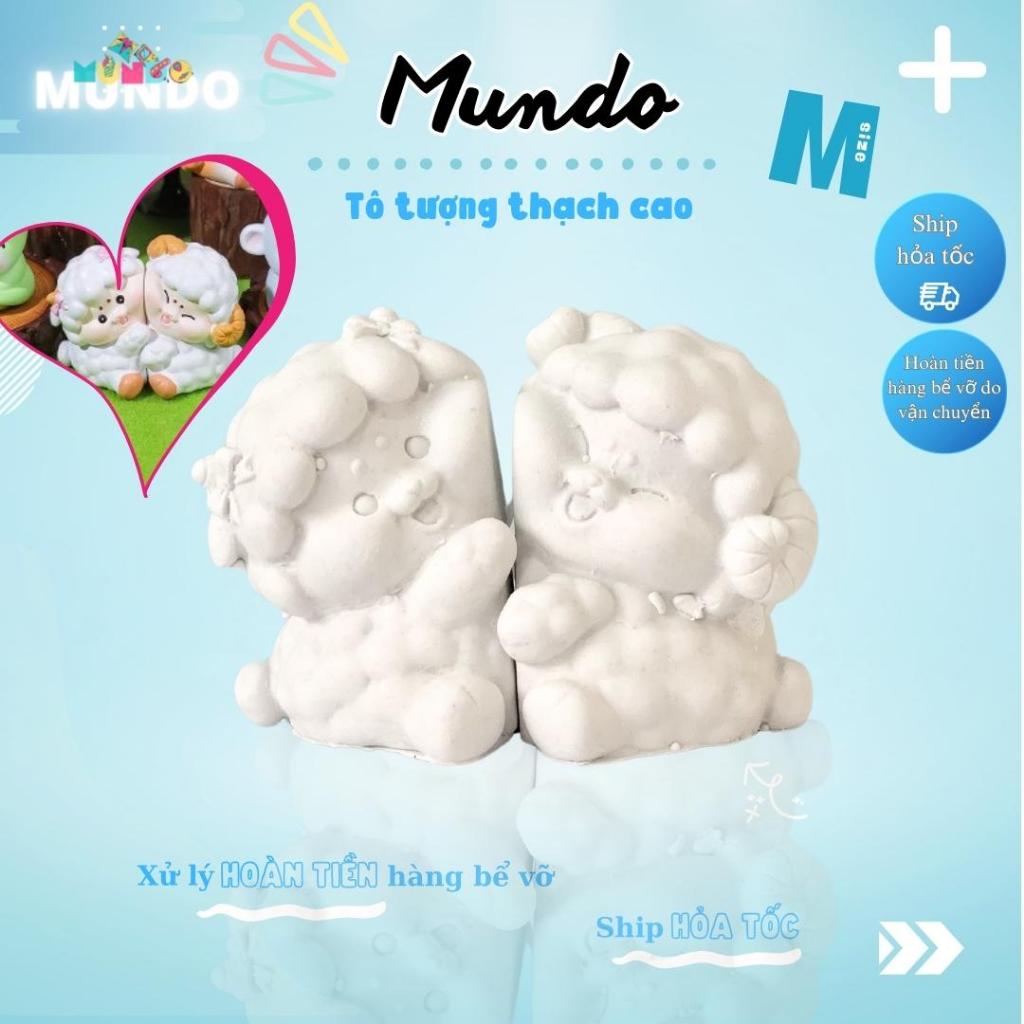 Tô tượng thạch cao couple, cặp đôi 12 con giáp size m, tượng thạch cao mundo
