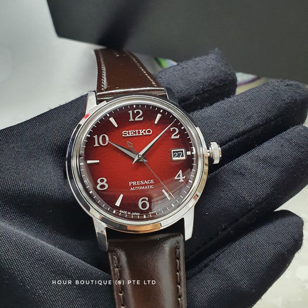 Seiko Presage Cocktail Time Red Discount, SAVE 55%.