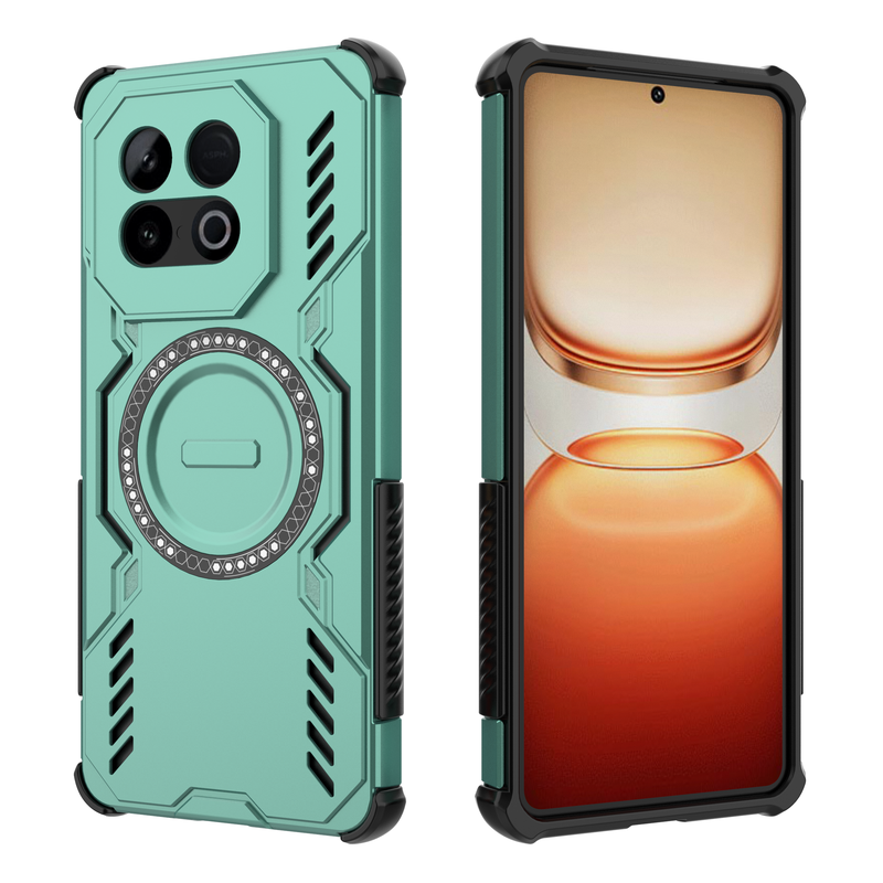 Vivo IQOO Z10 Turbo Magnetic Phone Case, Strong Magnetic Heat Dissipation Phone Case Cover for Vivo IQOO Z10 Turbo.