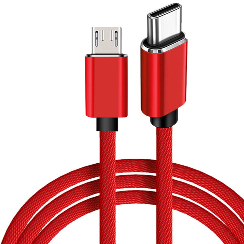 Abdfg mobile phone qc4.0 adapter otg data cable male to male fast charging usb type c to micro usb cable