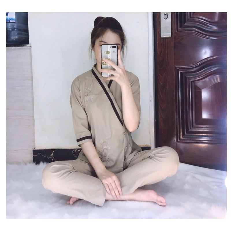 Đồ Lam Đi Chùa# Tim Viền