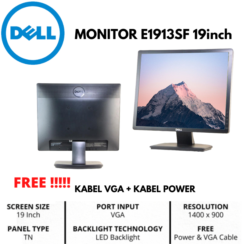 dell 19 inch monitor display