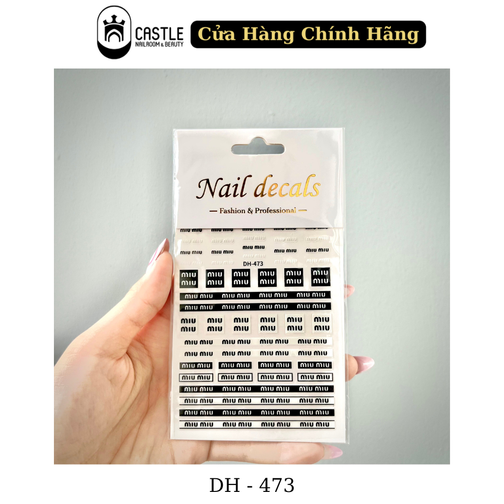 Sticker Thương Hiệu Dán Móng Hot Nhiều Mẫu 2023