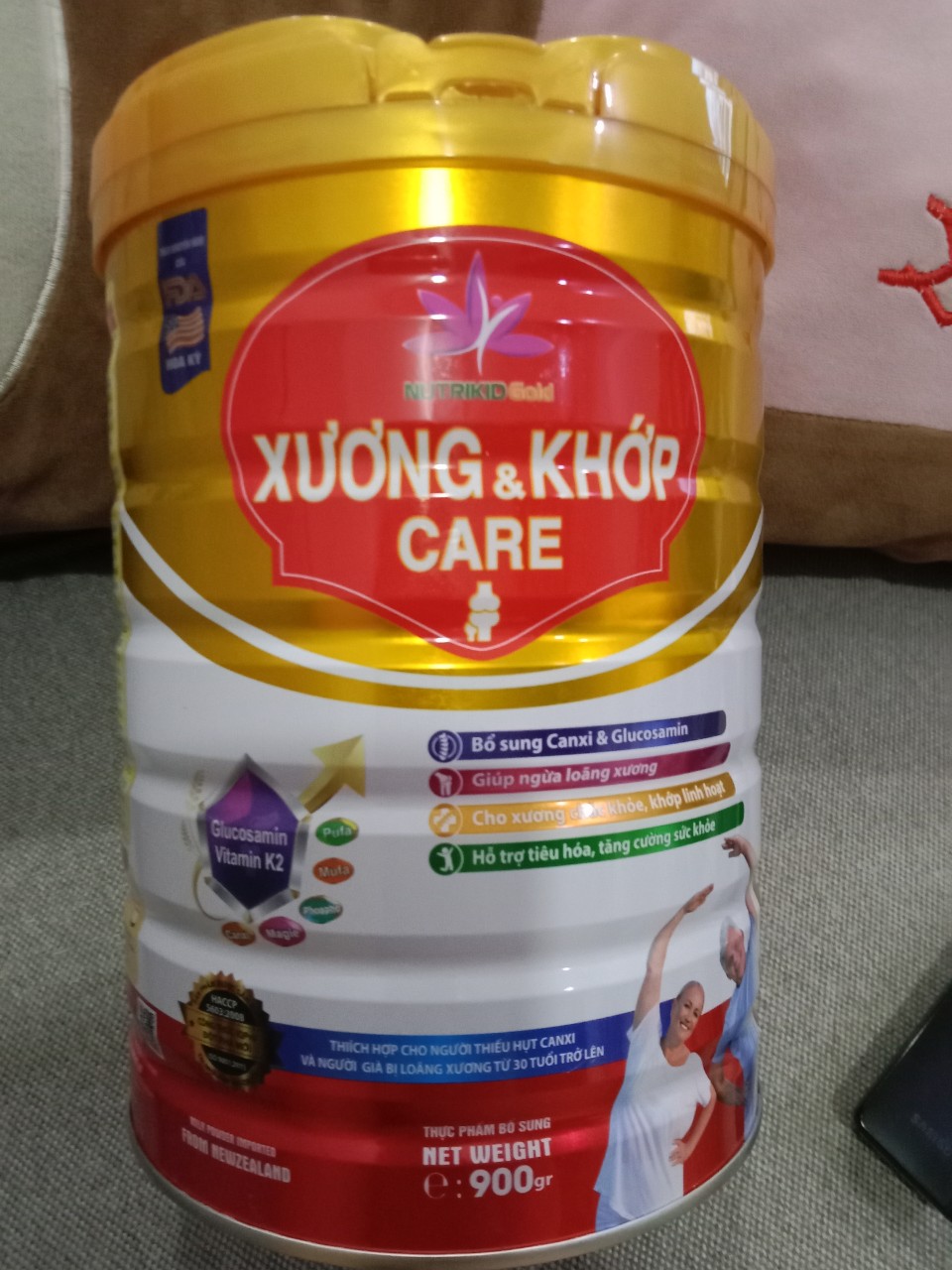 Sữa xương khớp Nutrikidgold Care 900g - sữa xương khớp cho người trung niên và cao tuổi