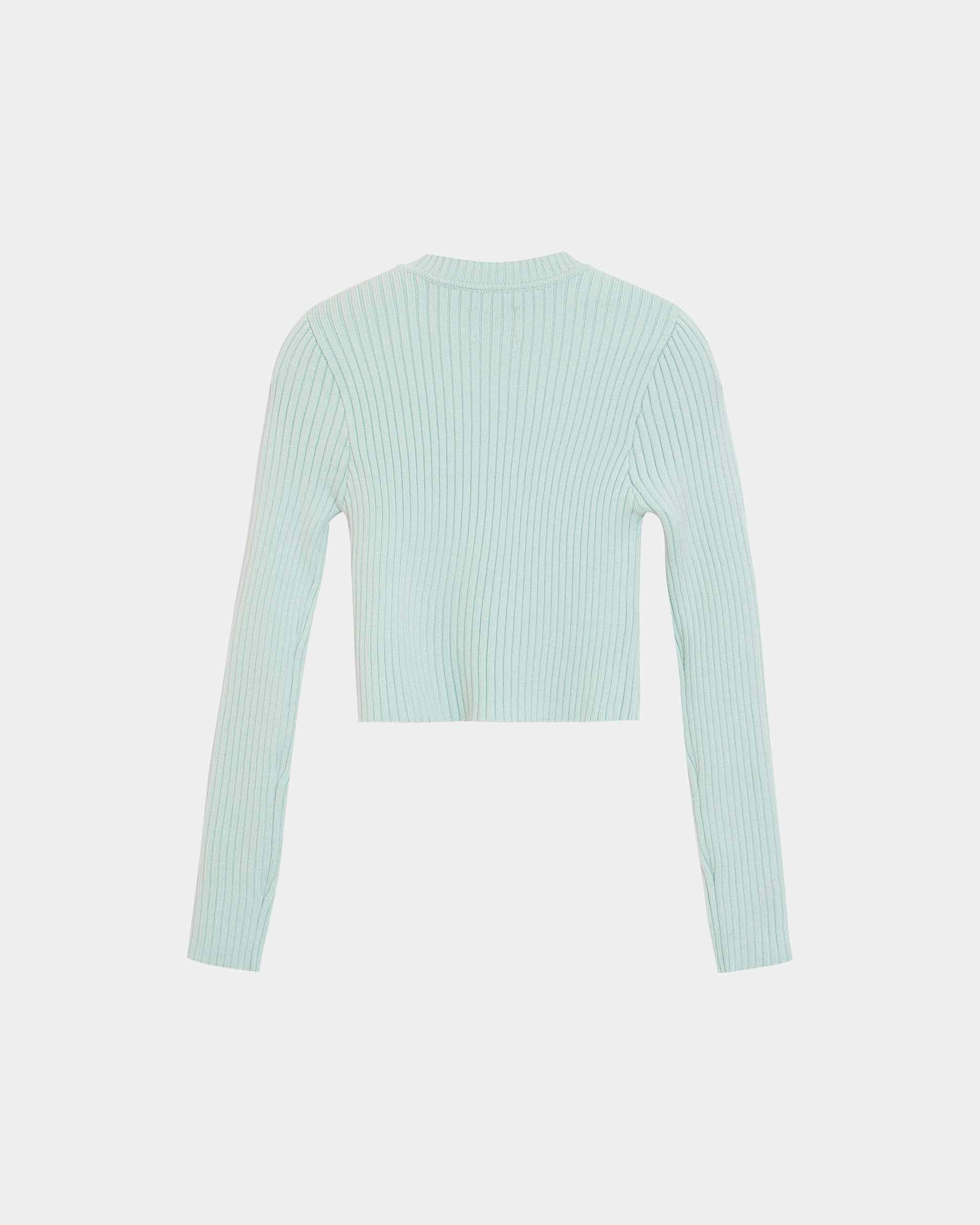 Áo thun tay dài nữ SSSTUTTER len thỏ mịn BARBIE KNIT