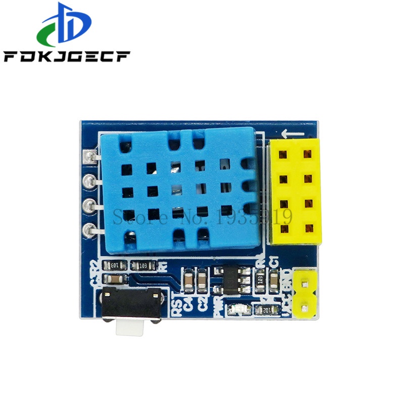 ESP8266 ESP-01 ESP-01S DHT11 Mô-đun cảm biến độ ẩm nhiệt độ ESP8266 WIFI NodeMcu nhà thông minh IOT Bộ Tự Làm mạch tích hợp