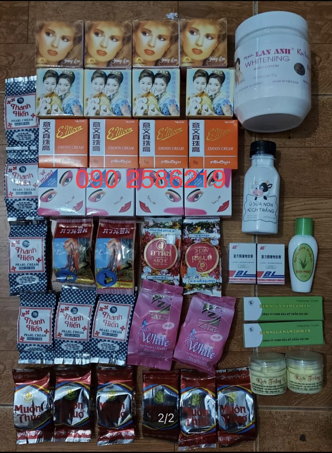 Công thức Body cốt siêu tẩy trắng mạnh dành cho da chai lì ms 002