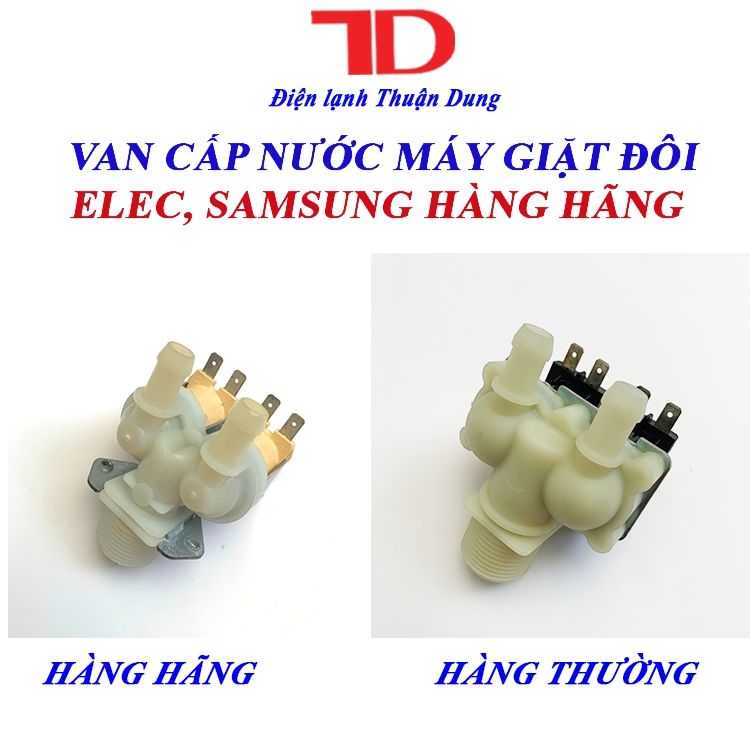 Van cấp nước máy giặt đôi SAMSUNG, ELEC - Điện Lạnh Thuận Dung