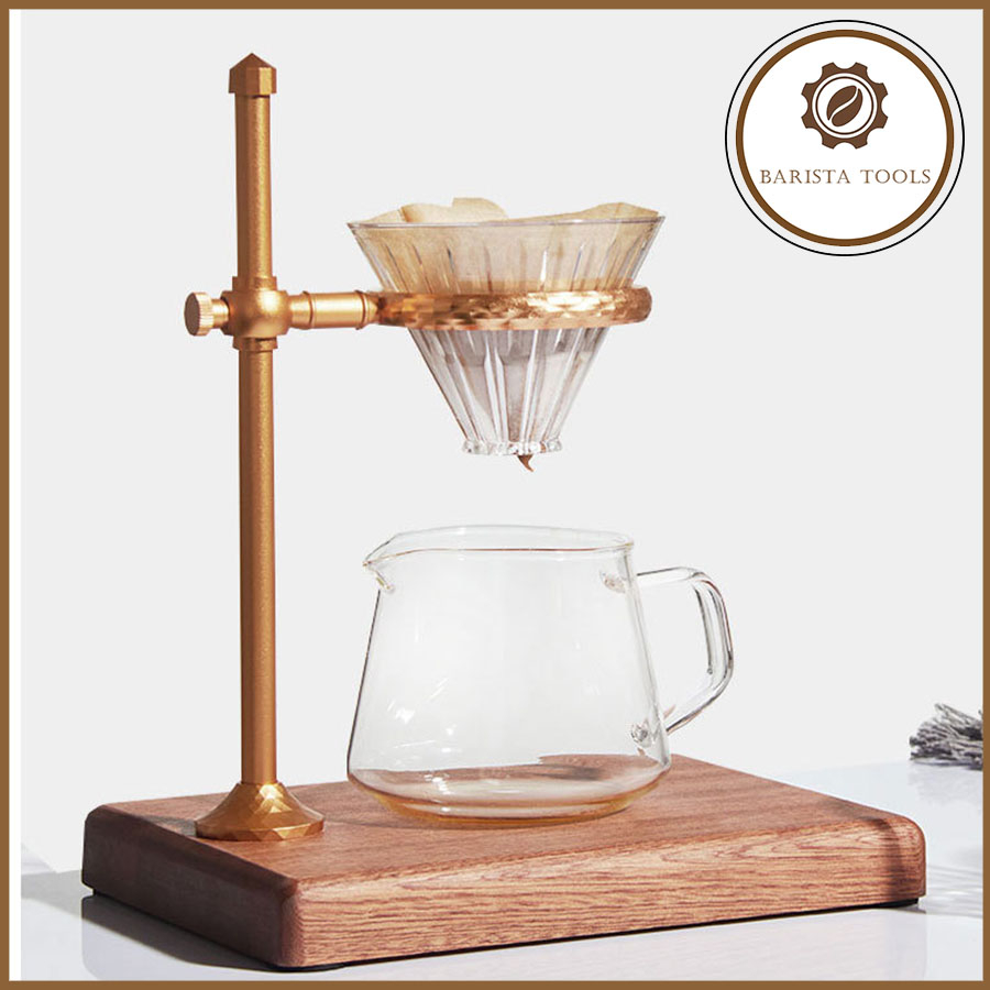 Giá đỡ pha cà phê chân đế gỗ  Dụng cụ Barista