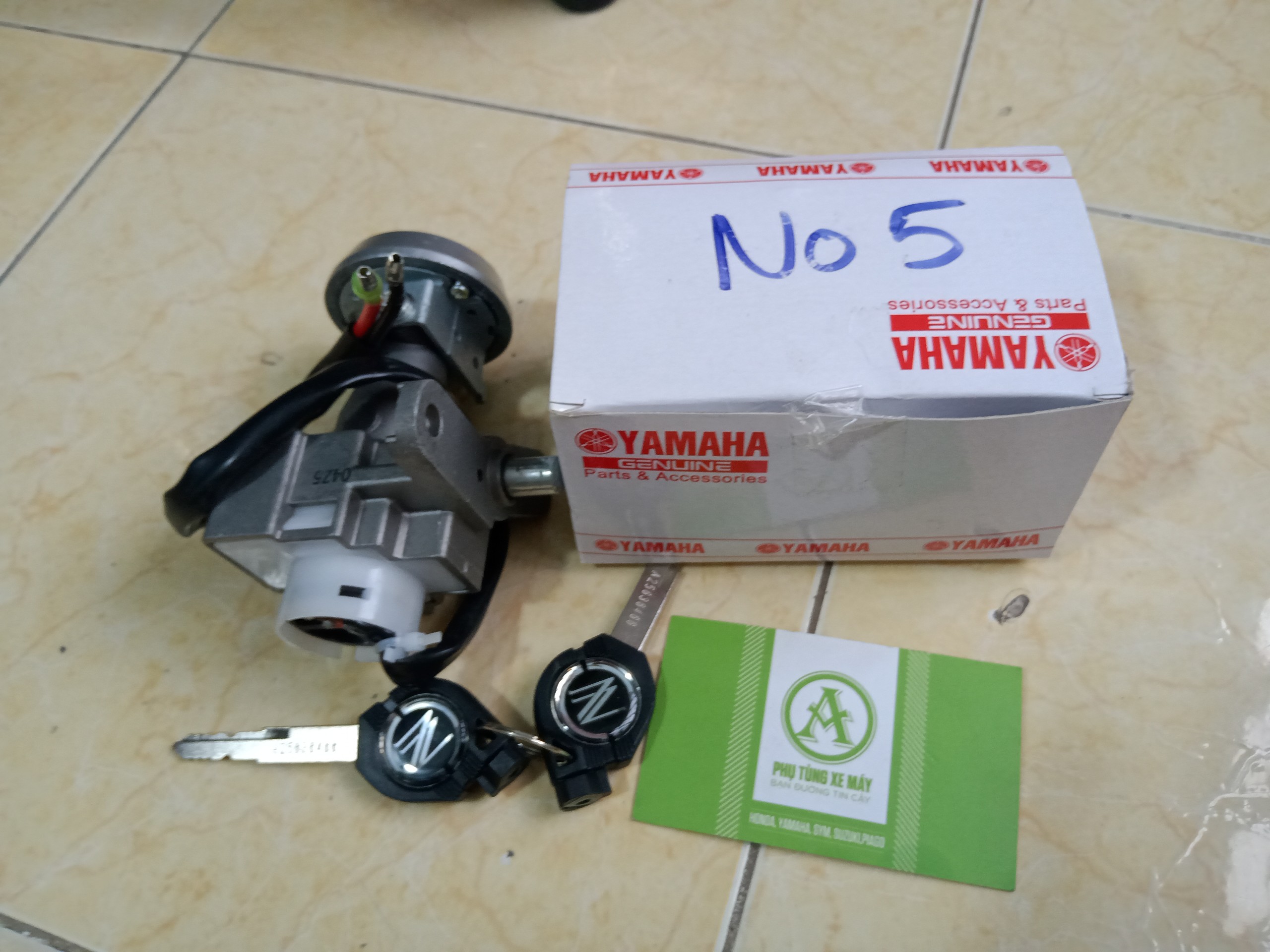 Bộ ổ khoá xe Nouvo 5/6