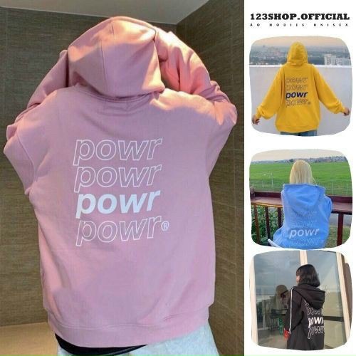 ÁO KHOÁC NỈ DÂY KÉO POWR IN 3D SIÊU HOT