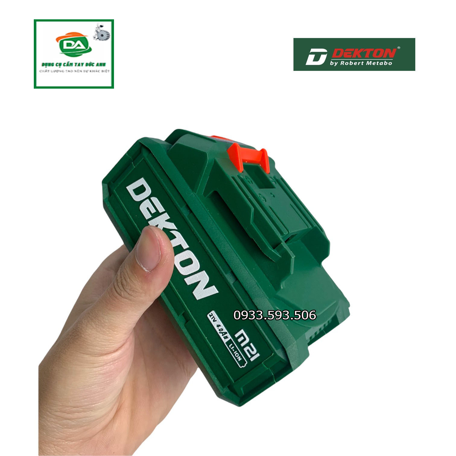 Đế sạc+Pin DEKTON M21 chân pin phổ thông