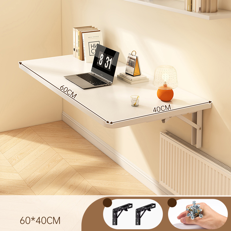 Foldable desk wall wall-mounted folding table wall-mounted study table balcony wall-mounted suspended wall side table