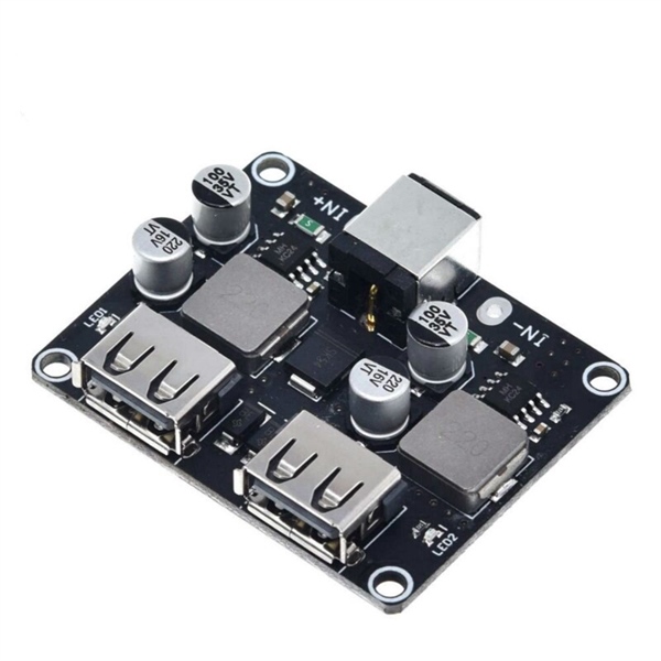 Mạch hạ áp đầu vào 6v-32v đầu ra 5v qc3.0 sạc nhanh