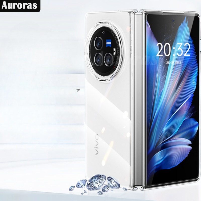 For Vivo X Fold 3Pro Hard Case Transparent Anti-oxidation Clear Silicone Cover For VIVO X Fold 3 Cover casing HP.