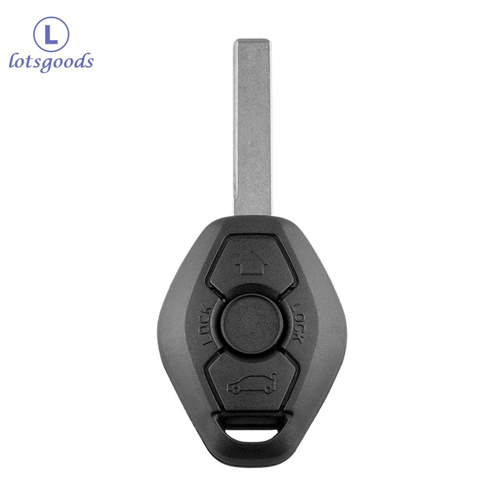 3 buttons remote car key fob case replacement shell for bmw e81 e46 e39 e60