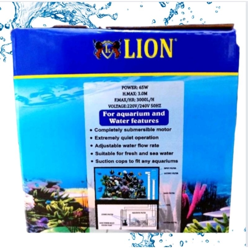 LION L 105 Pompa Kolam Hidroponik