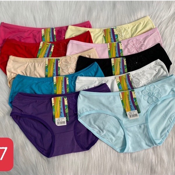 Combo 10 quần lót nữ cotton dày đẹp , Freesize 30-50kg