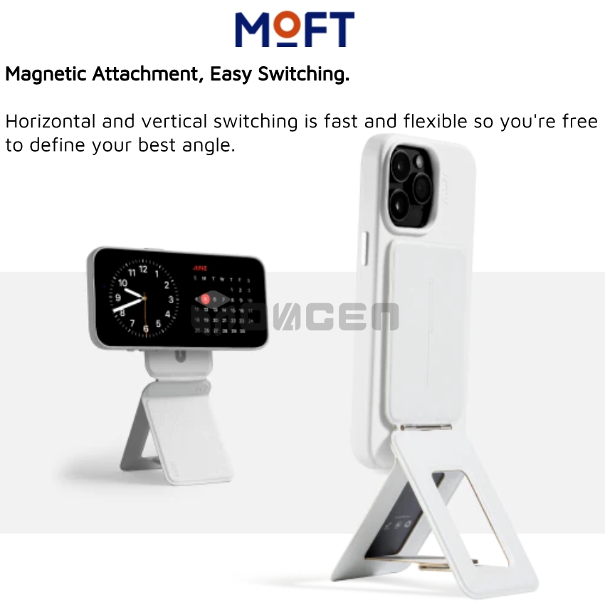 Moft movas™Snap giá đỡ điện thoại ba chân vô hình, tương thích từ tính, foldabl, nhiều góc giá đỡ điện thoại và chân đế chụp ảnh selfie