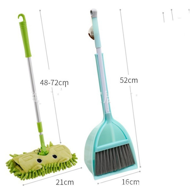 Bộ chổi hót và cây lau nhà cho bé