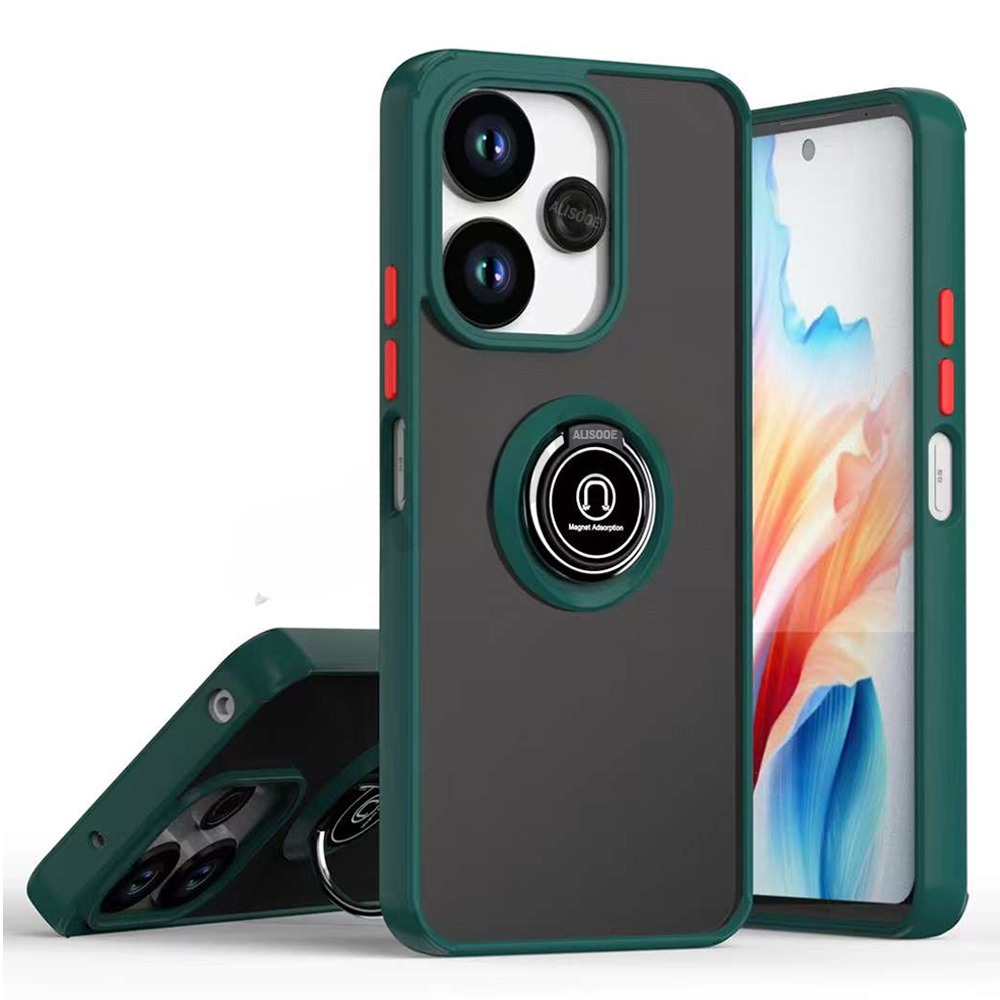 Phone cover Redmi 13X Back case Side Stripe Design Soft TPU Matte Texture Multifunctional Bracket All Inclusive Protection For Redmi 13X Phone cases.