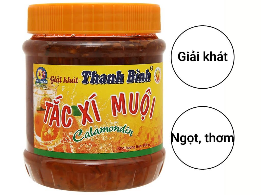 Tắc xí muội Thanh Bình hũ 900g