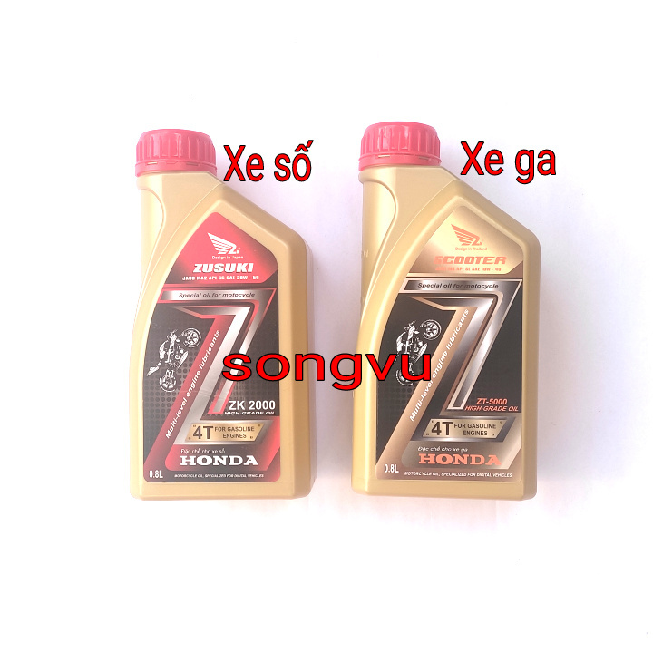 Dầu nhớt xe máy 800ml (Xe ga, xe số)