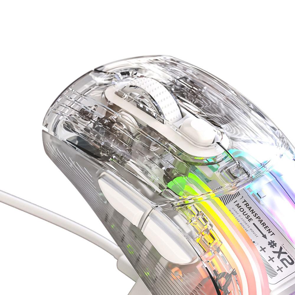 Chuột chơi game không dây Lighting RGB 3 chế độ chuột có dây Bluetooth tương thích 5.0/2.4G/USB-C cho máy tính xách tay Máy tính để bàn