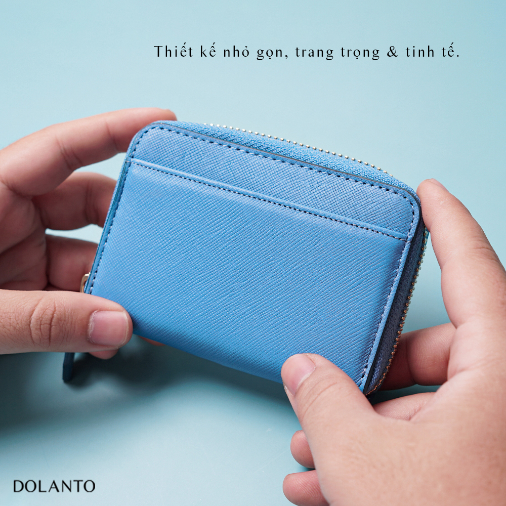 Ví DOLANTO BRAND® Zip Saffiano Wallet