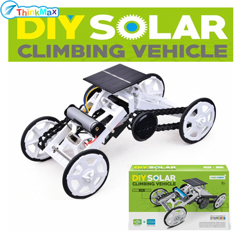 Diy008 Solar Power Electric Car 4wd Diy Climbing Vehicle Science