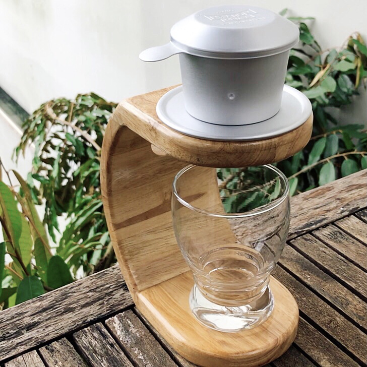 Kệ Giá Đỡ Pha Cà Phê Phin Bằng Gỗ Thủ Công Phong Cách Mộc Độc Đáo.