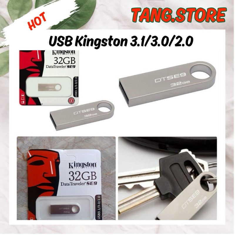 USB KINGSTON Data Traveler SE9 chống nước USB 3.1/3.0/2.0 USB3.1