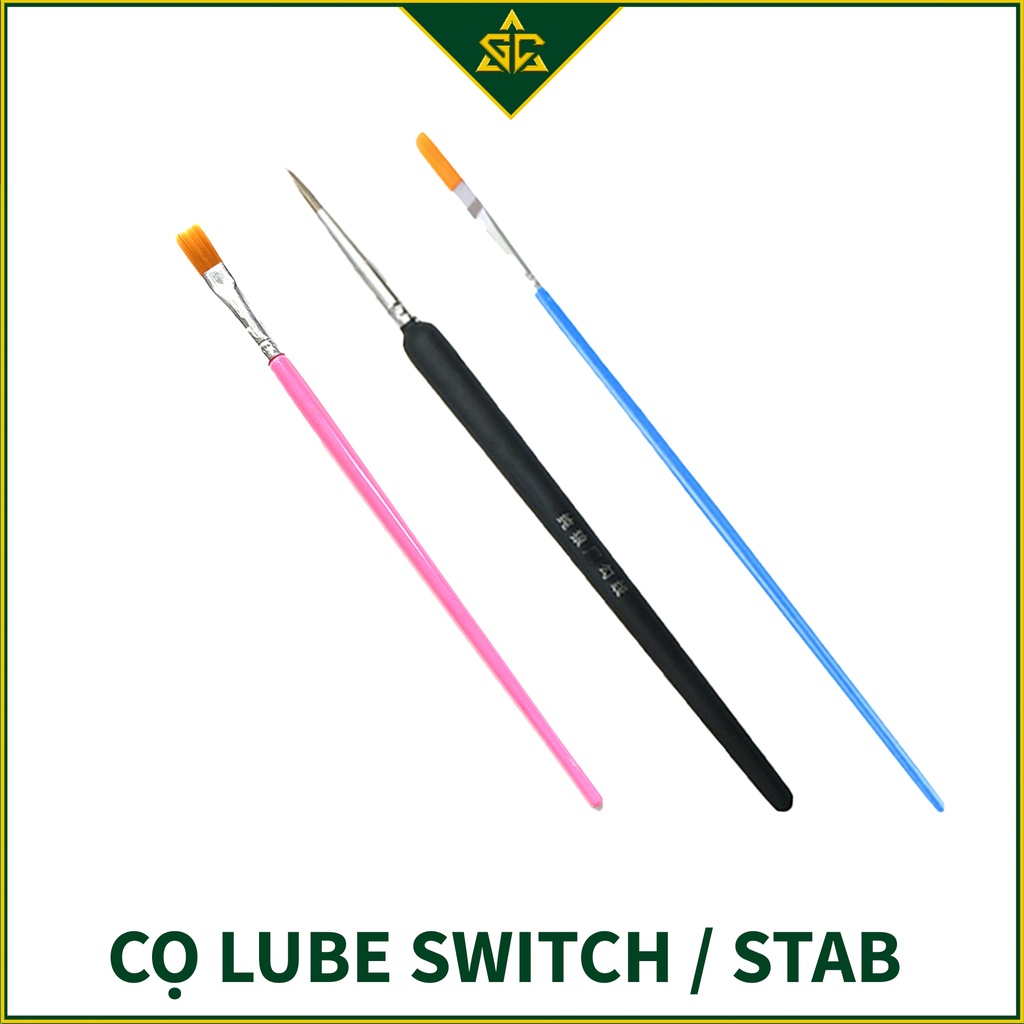 Cọ lube bôi trơn switch, stab bàn phím cơ