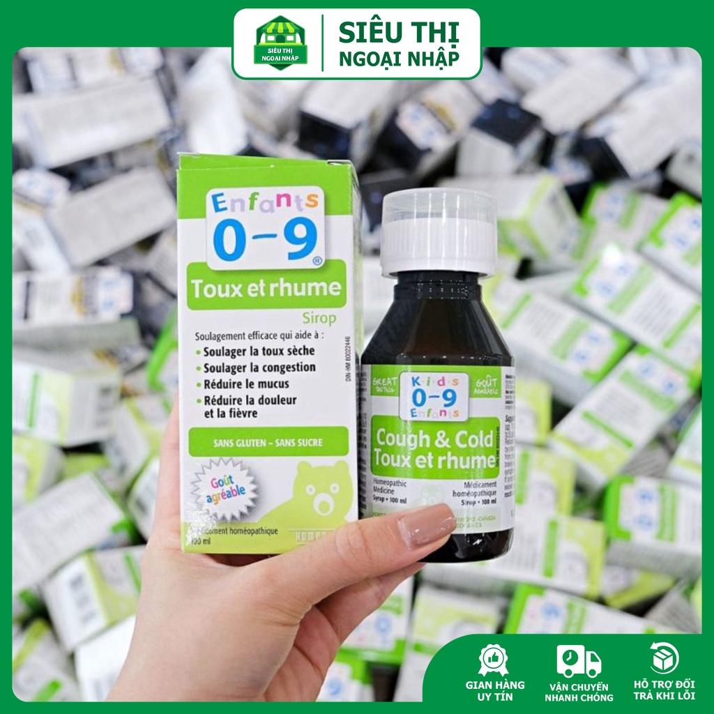 Siro giảm ho Cough and Cold Canada 0-9 tuổi