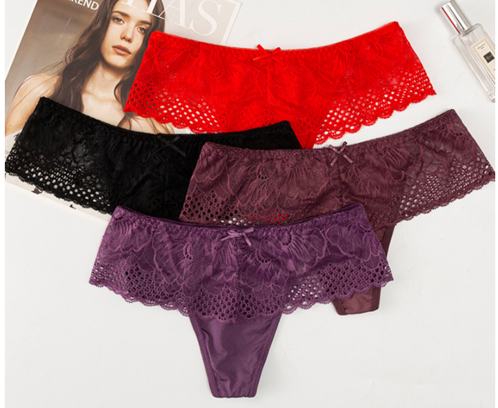 Combo 5 Quần Lót Nữ Lọt Khe Ren Voronin 6225 – Quyến Rũ, Êm Ái, Phối Đồ Đa Dạng
