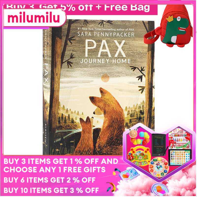 milumilu English Original Pax, Journey Home Sequel Parks ， Journey Home  10-14 Year-Old Primary and Middle School Students Expand Extracurricular  English Reading Plot Novel Story Book Youth Life Story Books