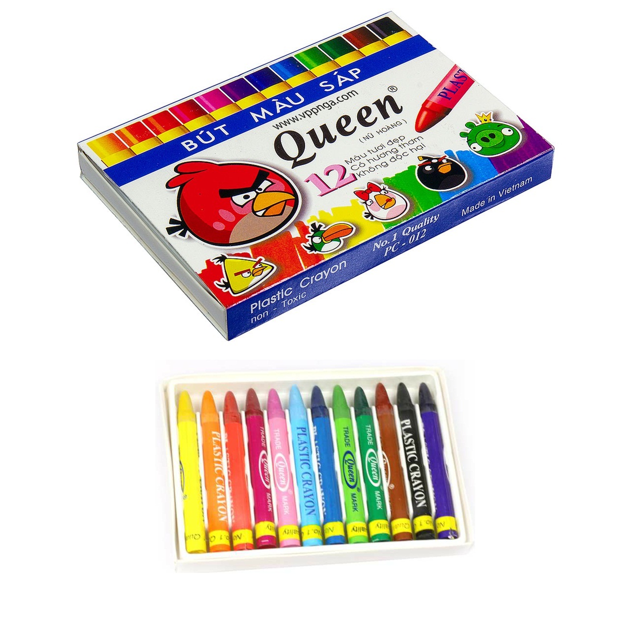 Sáp màu 12 màu Queen