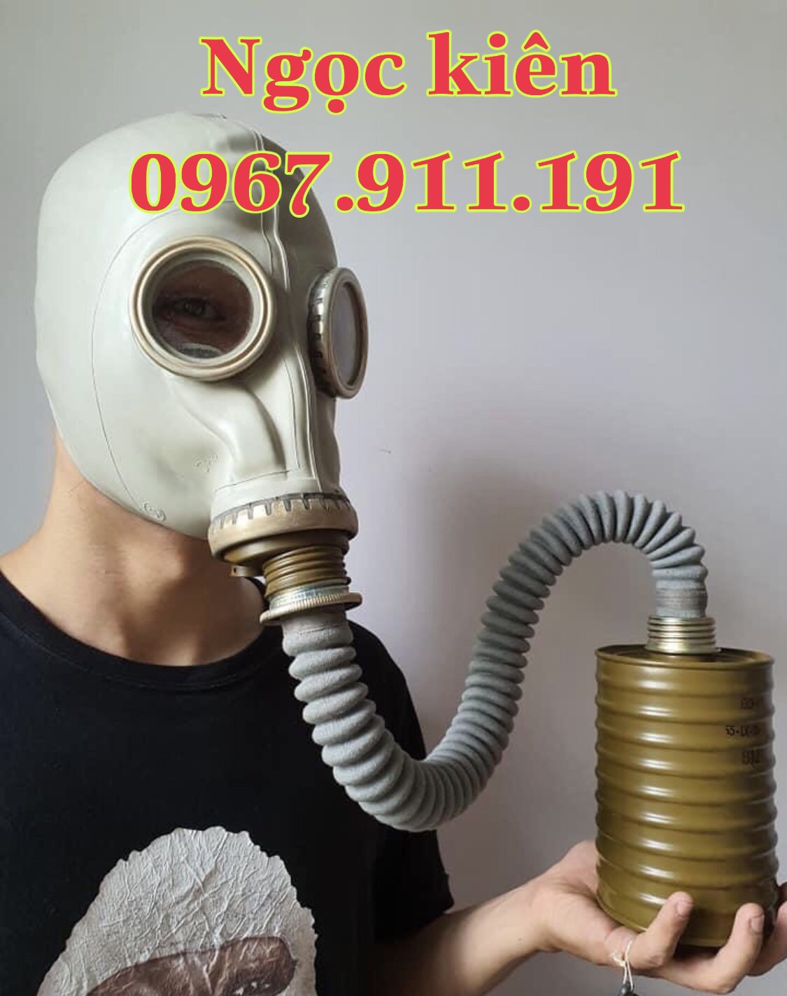MẶT NẠ PHÒNG ĐỘC NGA CÓ VÒI