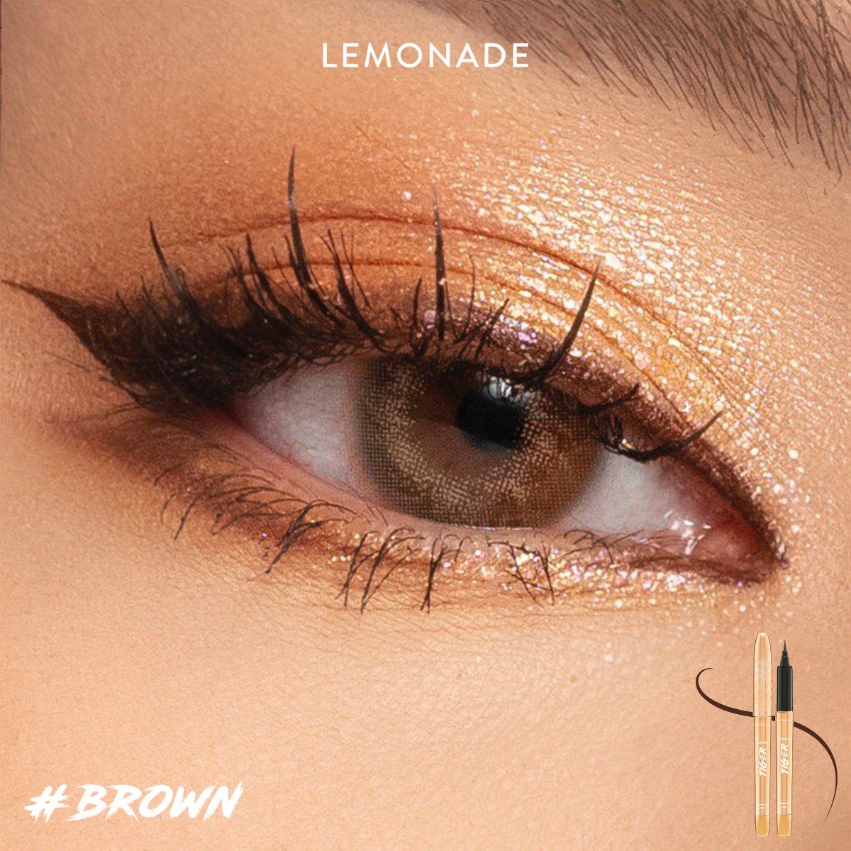 Bút Kẻ Mắt Nước Siêu Mảnh, Chống Trôi Lemonade Super Tiger Eyeliner 1g