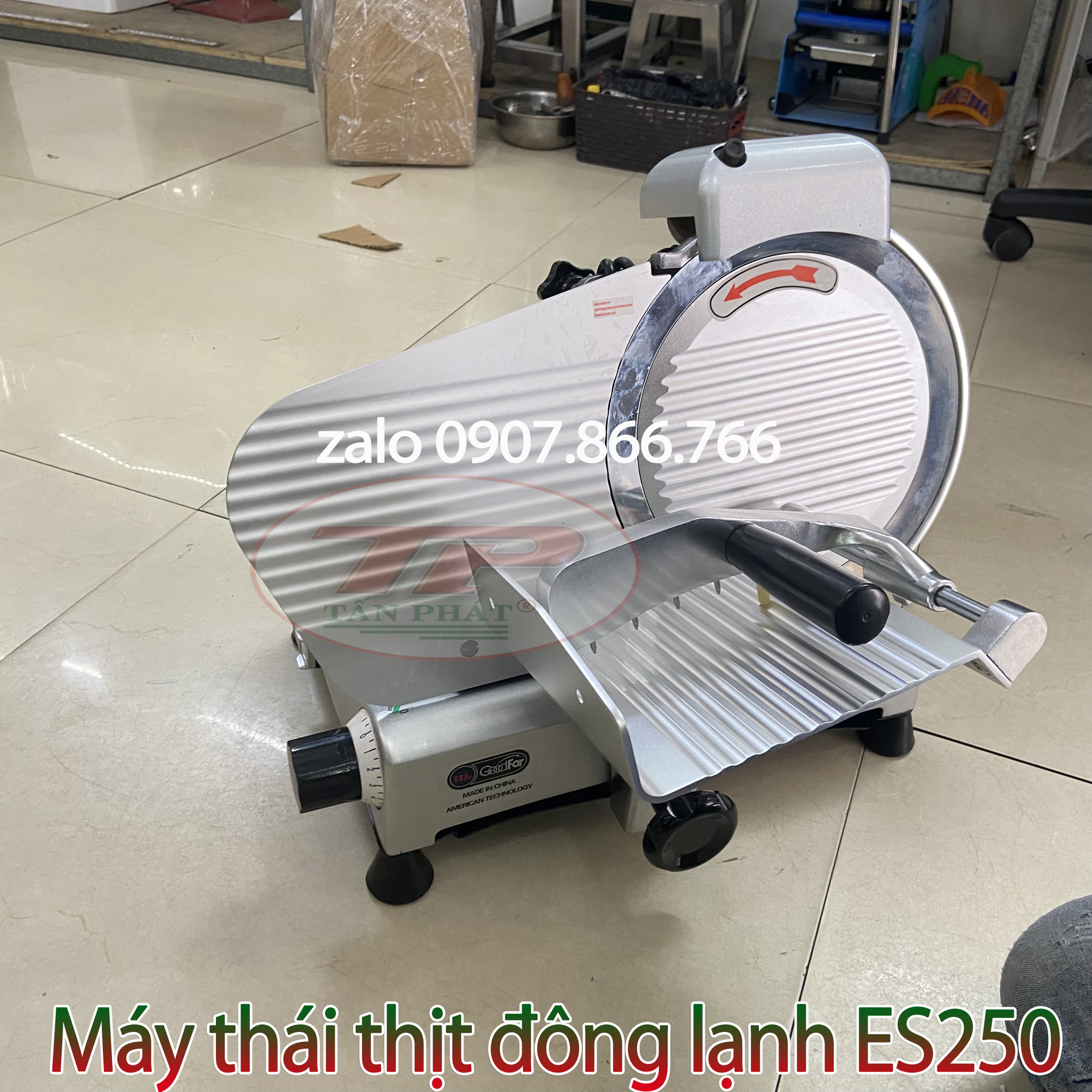 Máy thái thịt đông lạnh, thái giò thủ ES250