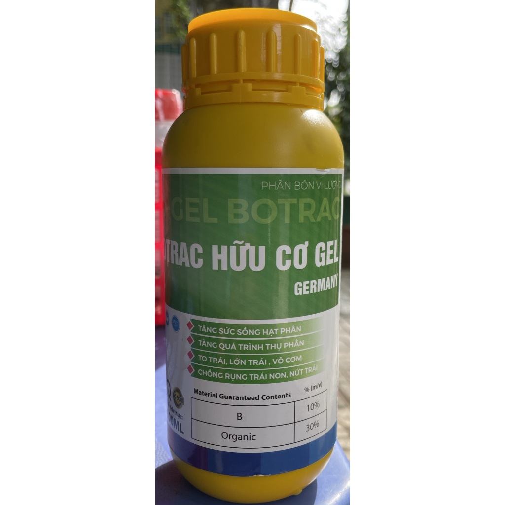 Phân bón lá vi lượng Bortrac hữu cơ LDVM tăng sức sống hạt phấn tránh rụng bông đậu trái nhiều