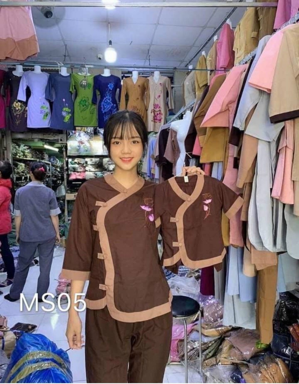 ĐỒ LAM CHO BÉ GÁI,ÁO LAM ÁO TRÀNG