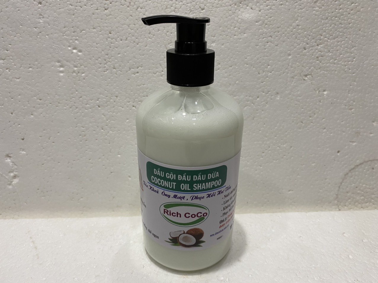 dầu gội dầu dừa 500ml-SAM LÊ SHOP